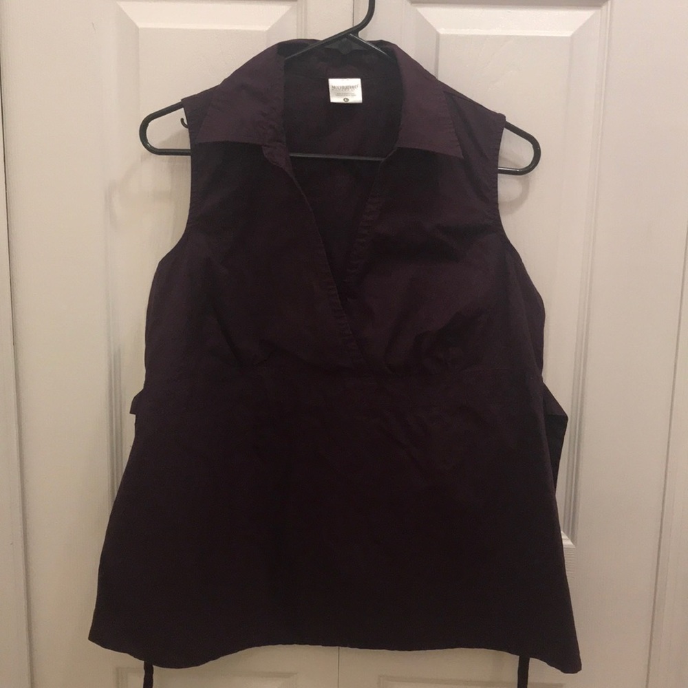 Motherhood Maternity Purple Sleeveless Top